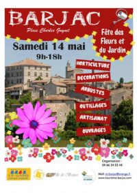 Fête des fleurs et du jardin. Le samedi 14 mai 2016 à Barjac. Gard.  09H00